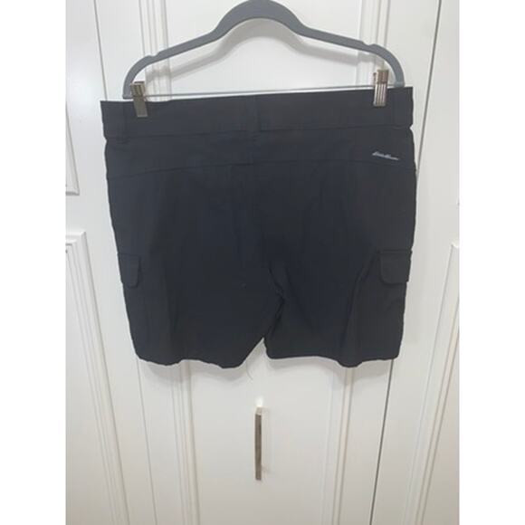 Eddie Bauer Women's‎ Cargo Trail Shorts Black Size 16 Casual - Picture 6 of 8